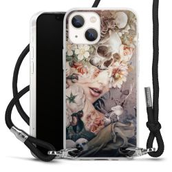 Carry Case Transparent Fabric black/silver