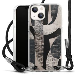 Carry Case Transparent Fabric black/silver