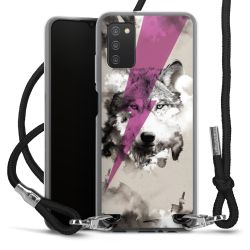 Carry Case Transparent Fabric black/silver