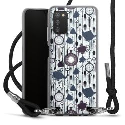 Carry Case Transparent Fabric black/silver