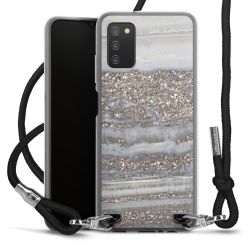 Carry Case Transparent Fabric black/silver