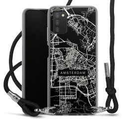 Carry Case Transparent Fabric black/silver