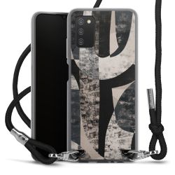 Carry Case Transparent Fabric black/silver