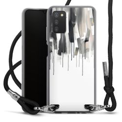 Carry Case Transparent Fabric black/silver