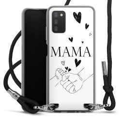 New Carry Case Transparent Stoff schwarz/silber