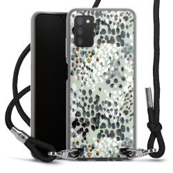 New Carry Case Transparent Stoff schwarz/silber