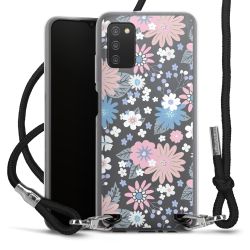 New Carry Case Transparent Stoff schwarz/silber