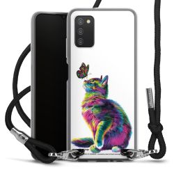 New Carry Case Transparent Stoff schwarz/silber