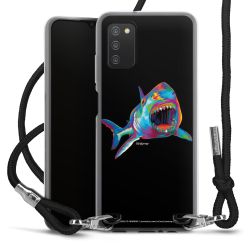 New Carry Case Transparent Stoff schwarz/silber