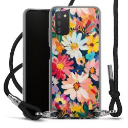 New Carry Case Transparent Stoff schwarz/silber