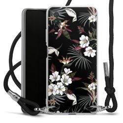 Carry Case Transparent Fabric black/silver