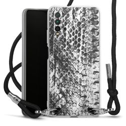 Carry Case Transparent Fabric black/silver