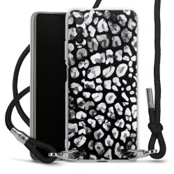 Carry Case Transparent Fabric black/silver