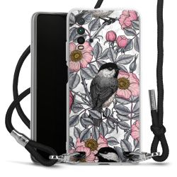 Carry Case Transparent Fabric black/silver