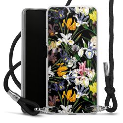 Carry Case Transparent Fabric black/silver