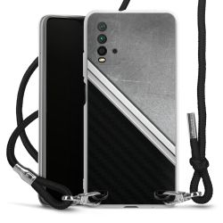 Carry Case Transparent Fabric black/silver