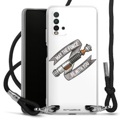 Carry Case Transparent Fabric black/silver