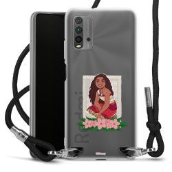 New Carry Case Transparent Stoff schwarz/silber