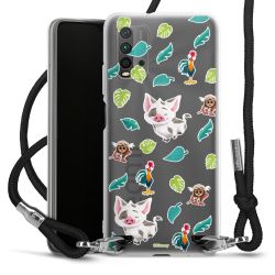 New Carry Case Transparent Stoff schwarz/silber