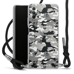 Carry Case Transparent Fabric black/silver