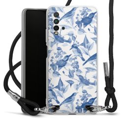 New Carry Case Transparent Stoff schwarz/silber