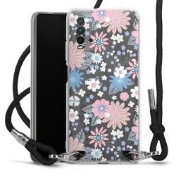 New Carry Case Transparent Stoff schwarz/silber