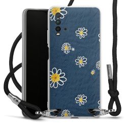 New Carry Case Transparent Stoff schwarz/silber