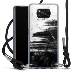 Carry Case Transparent Fabric black/silver