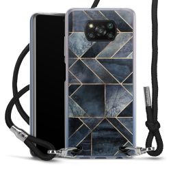 Carry Case Transparent Fabric black/silver