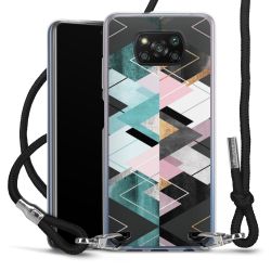 Carry Case Transparent Fabric black/silver