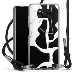 Carry Case Transparent Fabric black/silver