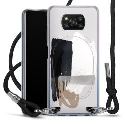 Carry Case Transparent Fabric black/silver