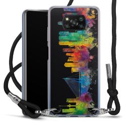 Carry Case Transparent Fabric black/silver