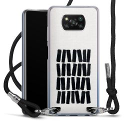 Carry Case Transparent Fabric black/silver