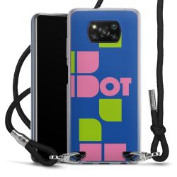 New Carry Case Transparent Stoff schwarz/silber