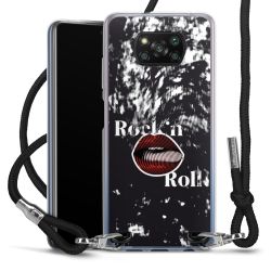 New Carry Case Transparent Stoff schwarz/silber