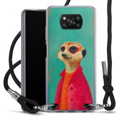 New Carry Case Transparent Stoff schwarz/silber