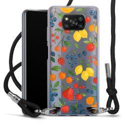 New Carry Case Transparent Stoff schwarz/silber