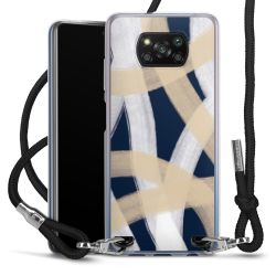 New Carry Case Transparent Stoff schwarz/silber