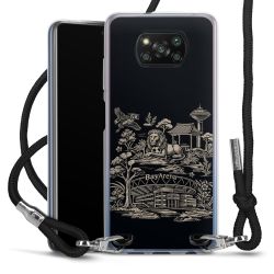 Carry Case Stoff schwarz/silber