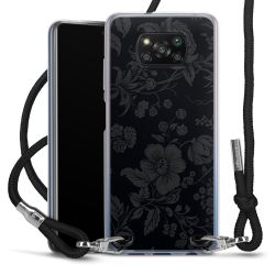 New Carry Case Transparent Stoff schwarz/silber