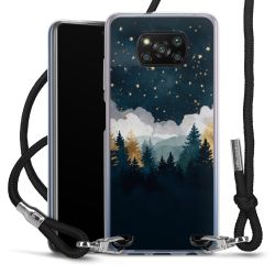 New Carry Case Transparent Stoff schwarz/silber