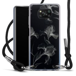 New Carry Case Transparent Stoff schwarz/silber