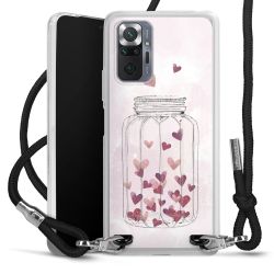 Carry Case Transparent Fabric black/silver