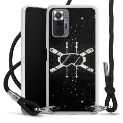 Carry Case Transparent Fabric black/silver