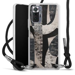 Carry Case Transparent Fabric black/silver