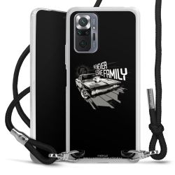 Carry Case Transparent Fabric black/silver