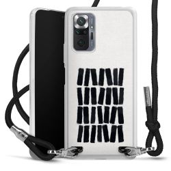 New Carry Case Transparent Stoff schwarz/silber