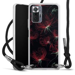 New Carry Case Transparent Stoff schwarz/silber