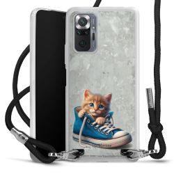 New Carry Case Transparent Stoff schwarz/silber